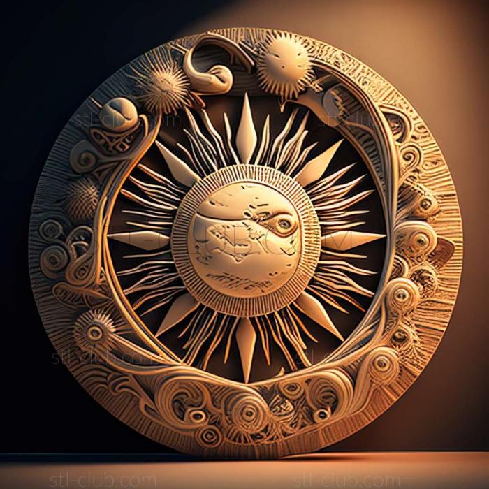 3D model sun (STL)